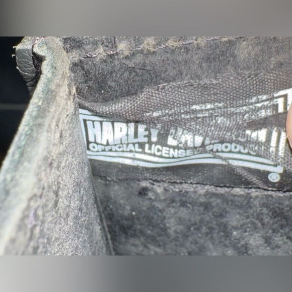 Vintage Harley-Davidson Leather Embroidered Mini Crossbody 2-Way Saddle Handbag - Picture 12 of 12